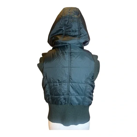 Free People Green Hooded Vest - Picture 6 of 9